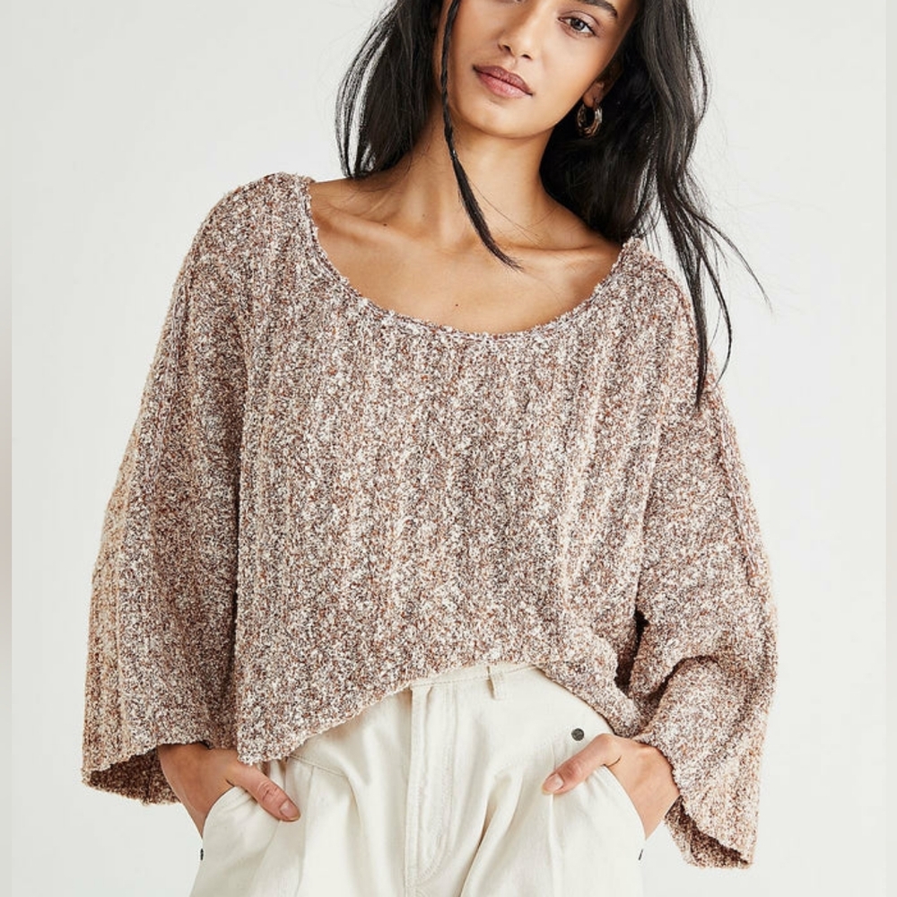 FREE PEOPLE - Cheap Cool Day Sweater